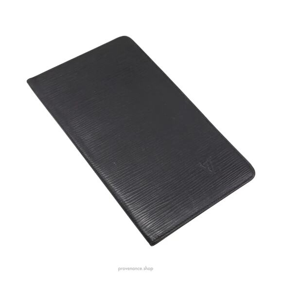 🔴 Louis Vuitton "MALLETIER" Long Wallet - Black Epi Noir Leather - Picture 3 of 8